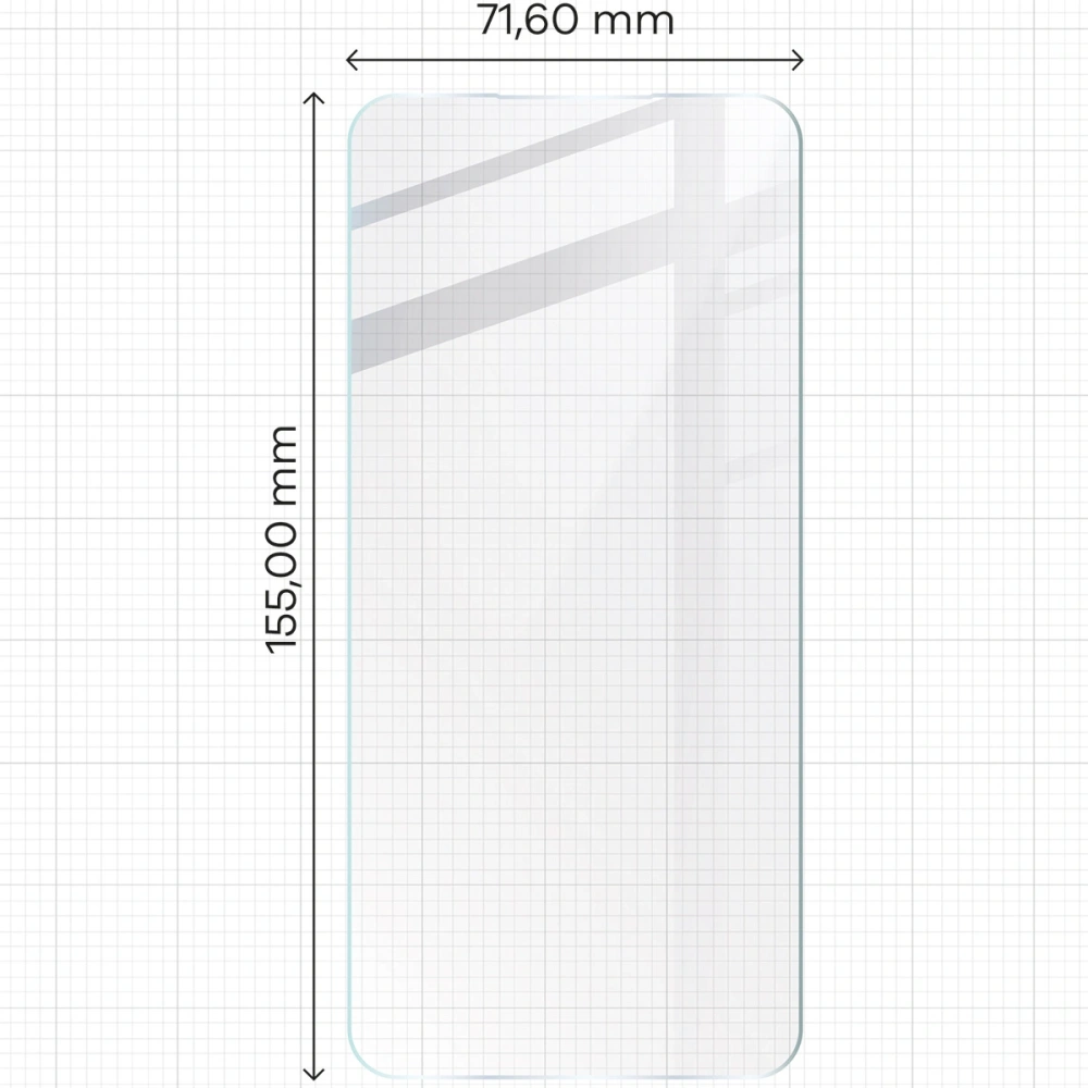 Elastyczne szkło hybrydowe Bizon Glass Mule do Samsung Galaxy A15 4G/5G