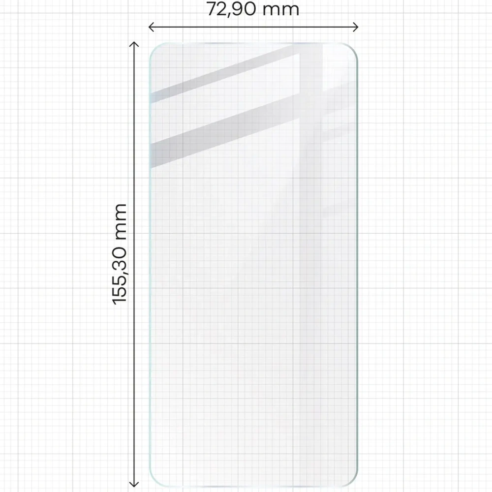 Elastyczne szkło hybrydowe Bizon Glass Mule do Samsung Galaxy S24 Plus