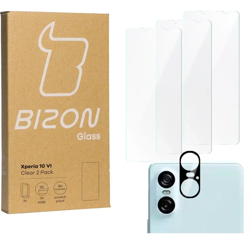 Kup Bizon Clear 3x sticlă pentru ecran + sticlă pentru cameră Sony Xperia 10 VI - BIZ6814 - {ean13} - Sklep Home Screen