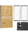 Sticlă de protecție temperată Bizon Edge 2x cu ramă + sticlă pentru cameră Xperia 10 VI