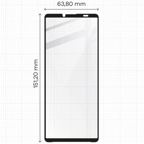 Buy Bizon Edge 2x tempered screen glass with frame + camera glass Xperia 10 VI - BIZ6815 - {ean13} - Home Screen Store Europe