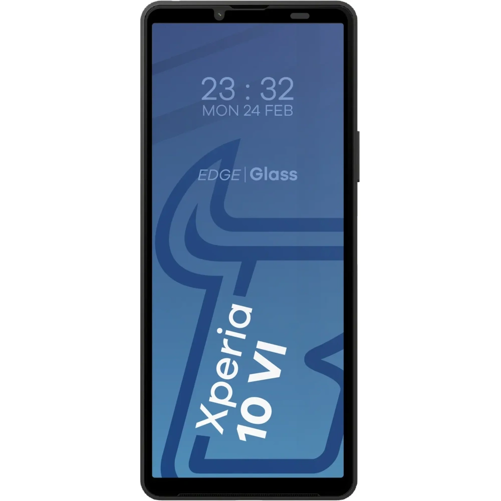 2x Szkło hartowane na ekran z ramką + szkło na aparat Bizon Edge do Xperia 10 VI