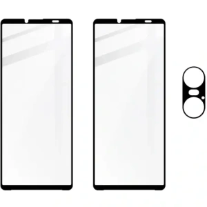Kup Bizon Edge 2x edzett üveg kijelző kerettel + kamera üveg Xperia 10 VI-hoz - BIZ6815 - {ean13} - Sklep Home Screen