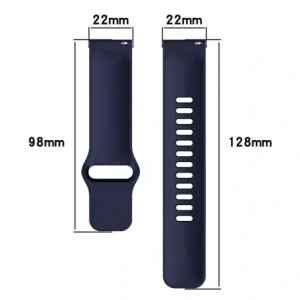 Kup Silikonowy pasek Bizon Strap Watch Silicone do Xiaomi Redmi Watch 5 Lite / 5 Active granatowy - BIZ6816 - {ean13} - Sklep Home Screen
