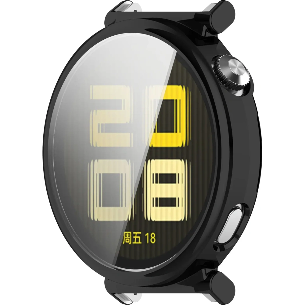 Etui z osłoną ekranu Bizon Case Watch Felipe do Huawei Watch GT 5 Pro 42 mm czarne