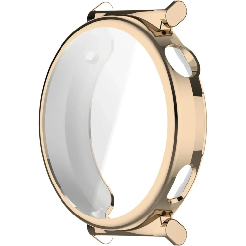 Kup Etui z osłoną ekranu Bizon Case Watch Felipe do Huawei Watch GT 5 Pro 42 mm złote - BIZ6822 - {ean13} - Sklep Home Screen