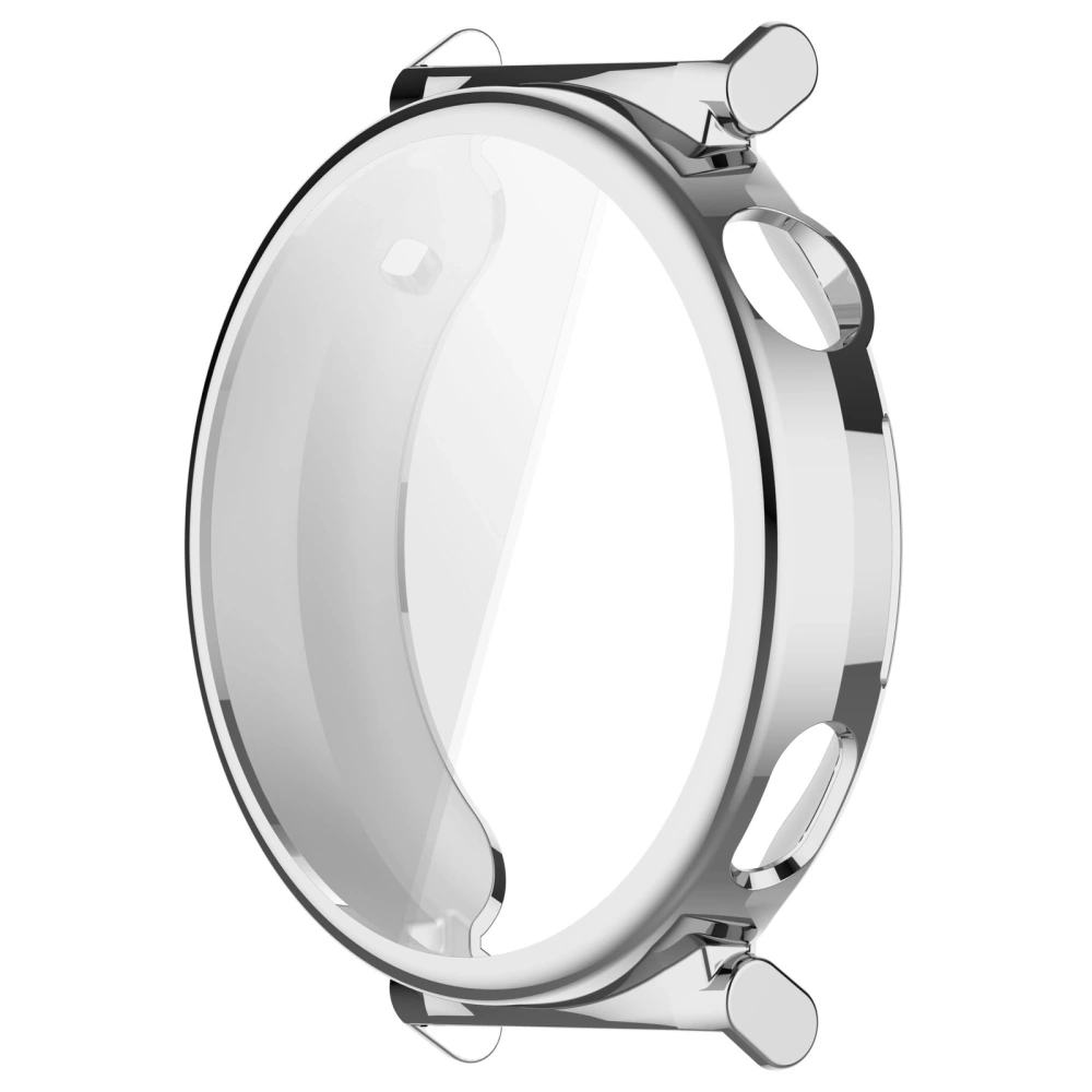 Etui z osłoną ekranu Bizon Case Watch Felipe do Huawei Watch GT 5 Pro 42 mm srebrne