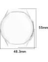 Buy Bizon Case Watch Felipe Huawei Watch GT 5 Pro 46 mm clear - BIZ6826 - {ean13} - Home Screen Store Europe