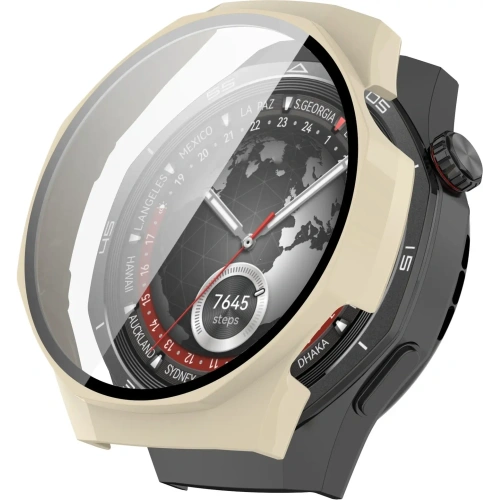 Kup Etui ze szkłem do zegarka Bizon Case+Glass Watch do Huawei Watch GT 5 Pro 46 mm beżowe - BIZ6827 - {ean13} - Sklep Home Screen