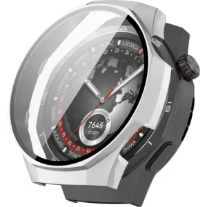 Kup Bizon Case+Glass Óra Huawei Watch GT 5 Pro 46 mm ezüst selyemfényű - BIZ6828 - {ean13} - Sklep Home Screen