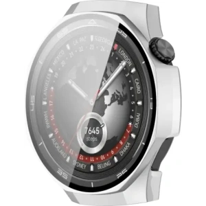 Kup Bizon Case+Glass Óra Huawei Watch GT 5 Pro 46 mm ezüst selyemfényű - BIZ6828 - {ean13} - Sklep Home Screen