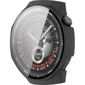 Buy Bizon Case+Glass Watch Huawei Watch GT 5 Pro 46 mm black matte - BIZ6829 - {ean13} - Home Screen Store Europe