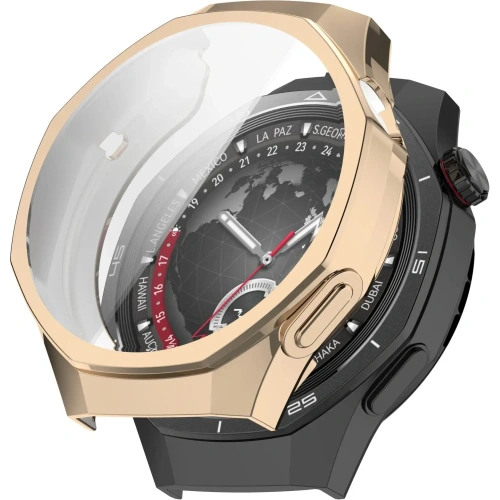 Kup Etui z osłoną ekranu Bizon Case Watch Felipe do Huawei Watch GT 5 Pro 46 mm złote - BIZ6830 - {ean13} - Sklep Home Screen