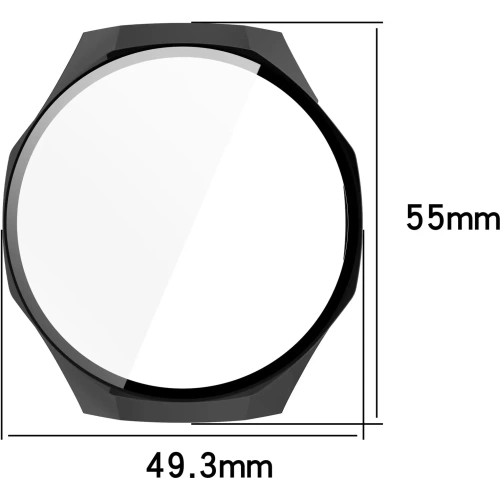 Kup Etui ze szkłem do zegarka Bizon Case+Glass Watch do Huawei Watch GT 5 Pro 46 mm czarne - BIZ6831 - {ean13} - Sklep Home Screen