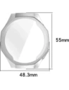 Kup Etui z osłoną ekranu Bizon Case Watch Felipe do Huawei Watch GT 5 Pro 46 mm srebrne - BIZ6839 - {ean13} - Sklep Home Screen
