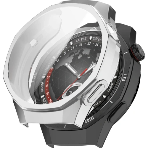 Kup Etui z osłoną ekranu Bizon Case Watch Felipe do Huawei Watch GT 5 Pro 46 mm srebrne - BIZ6839 - {ean13} - Sklep Home Screen