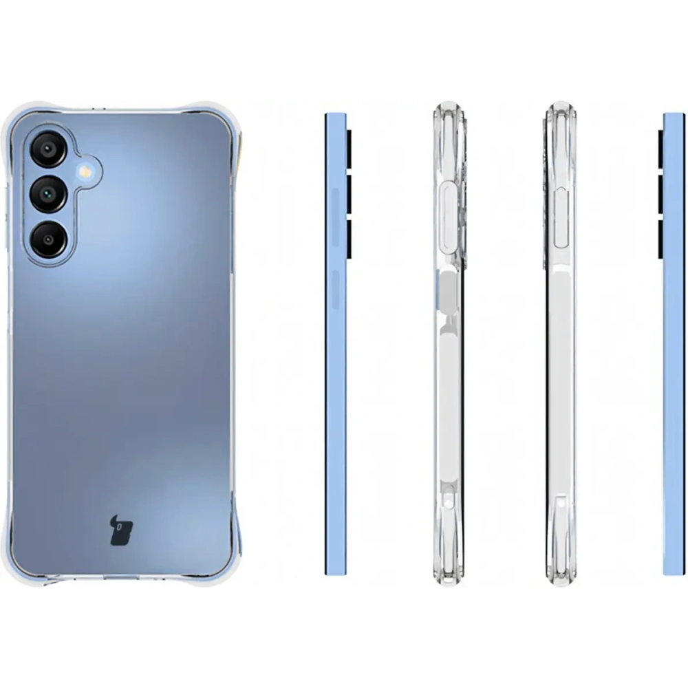 Etui + 2x szkło na ekran Bizon Case Clear Pack do Samsung Galaxy A16 4G/5G przezroczyste