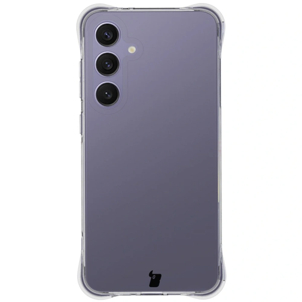 Etui + 2x szkło hartowane na ekran + szkło na obiektyw Bizon Case Clear Pack do Samsung Galaxy S24 FE