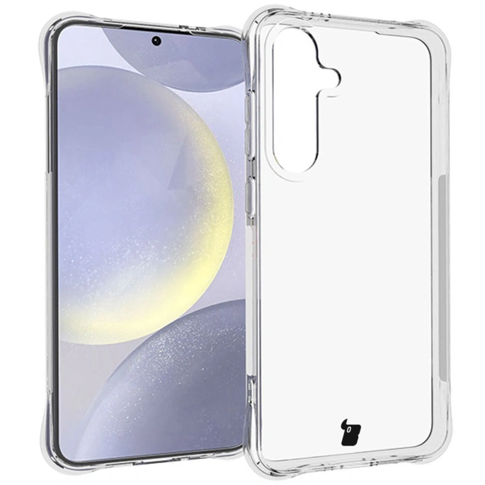 Etui + 2x szkło hartowane na ekran + szkło na obiektyw Bizon Case Clear Pack do Samsung Galaxy S24 FE