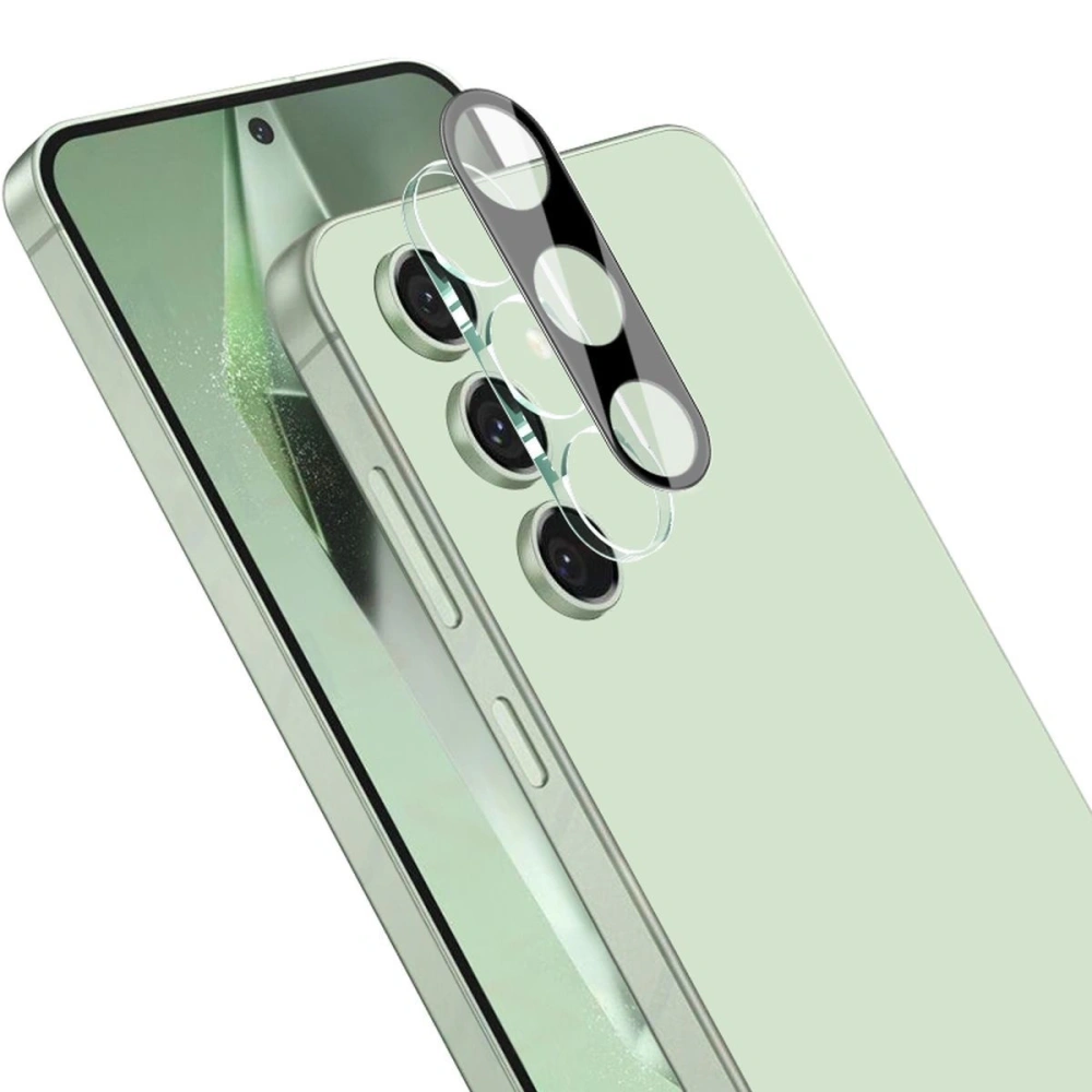 Etui + 2x szkło hartowane na ekran + szkło na obiektyw Bizon Case Clear Pack do Samsung Galaxy S24 FE