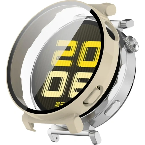 Kup Bizon Case+Glass Watch Huawei Watch GT 5 Pro 42 mm bej - BIZ6842 - {ean13} - Sklep Home Screen