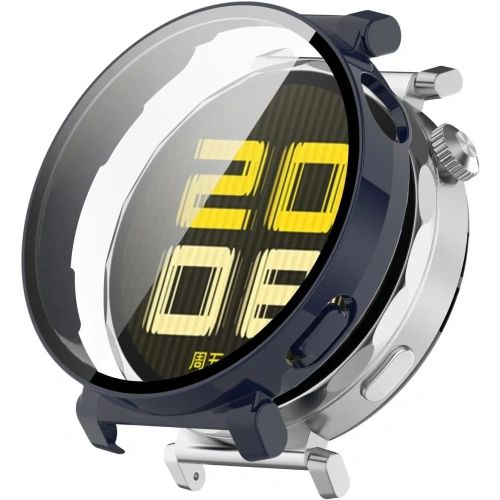 Kup Etui ze szkłem do zegarka Bizon Case+Glass Watch do Huawei Watch GT 5 Pro 42 mm niebieskie - BIZ6844 - {ean13} - Sklep Home Screen