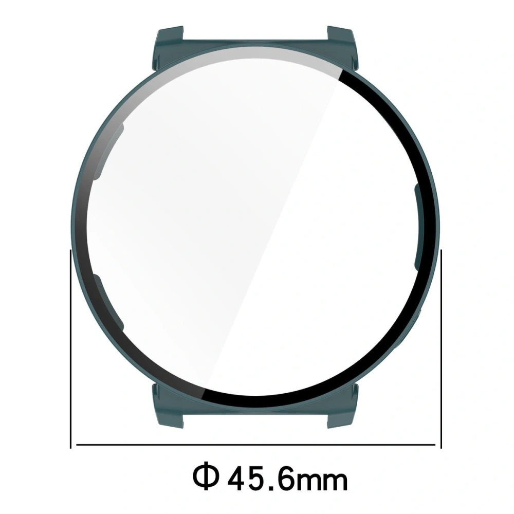 Etui ze szkłem do zegarka Bizon Case+Glass Watch do Huawei Watch GT 5 Pro 42 mm zielone