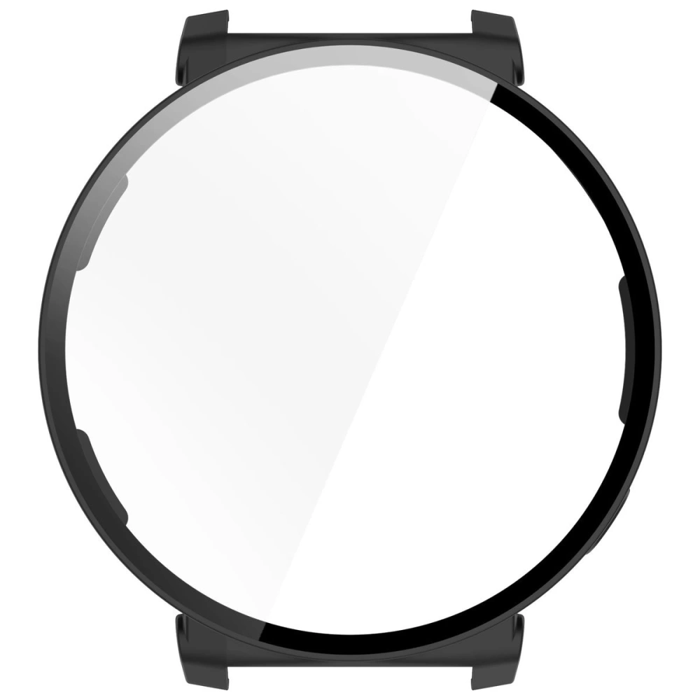 Etui ze szkłem do zegarka Bizon Case+Glass Watch do Huawei Watch GT 5 Pro 42 mm czarne matowe
