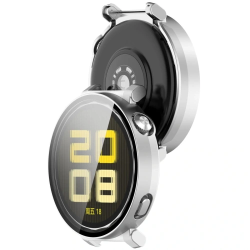 Kup Bizon Case+Glass Uhr Huawei Uhr GT 5 Pro 42 mm silber satinisiert - BIZ6849 - {ean13} - Sklep Home Screen