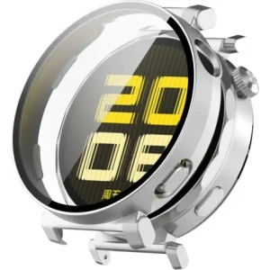 Kup Bizon Case+Glass óra Huawei Watch GT 5 Pro 42 mm ezüst selyemfényű - BIZ6849 - {ean13} - Sklep Home Screen