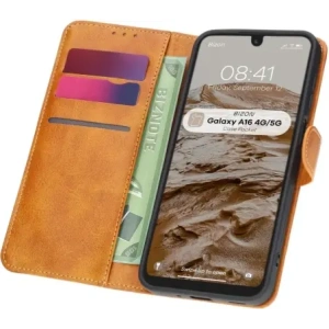 Kup Etui z klapką Bizon Case Pocket do Samsung Galaxy A16 4G/5G brązowe - BIZ6850 - {ean13} - Sklep Home Screen