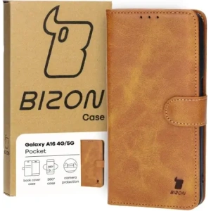 Kup Etui z klapką Bizon Case Pocket do Samsung Galaxy A16 4G/5G hnědé - BIZ6850 - {ean13} - Sklep Home Screen