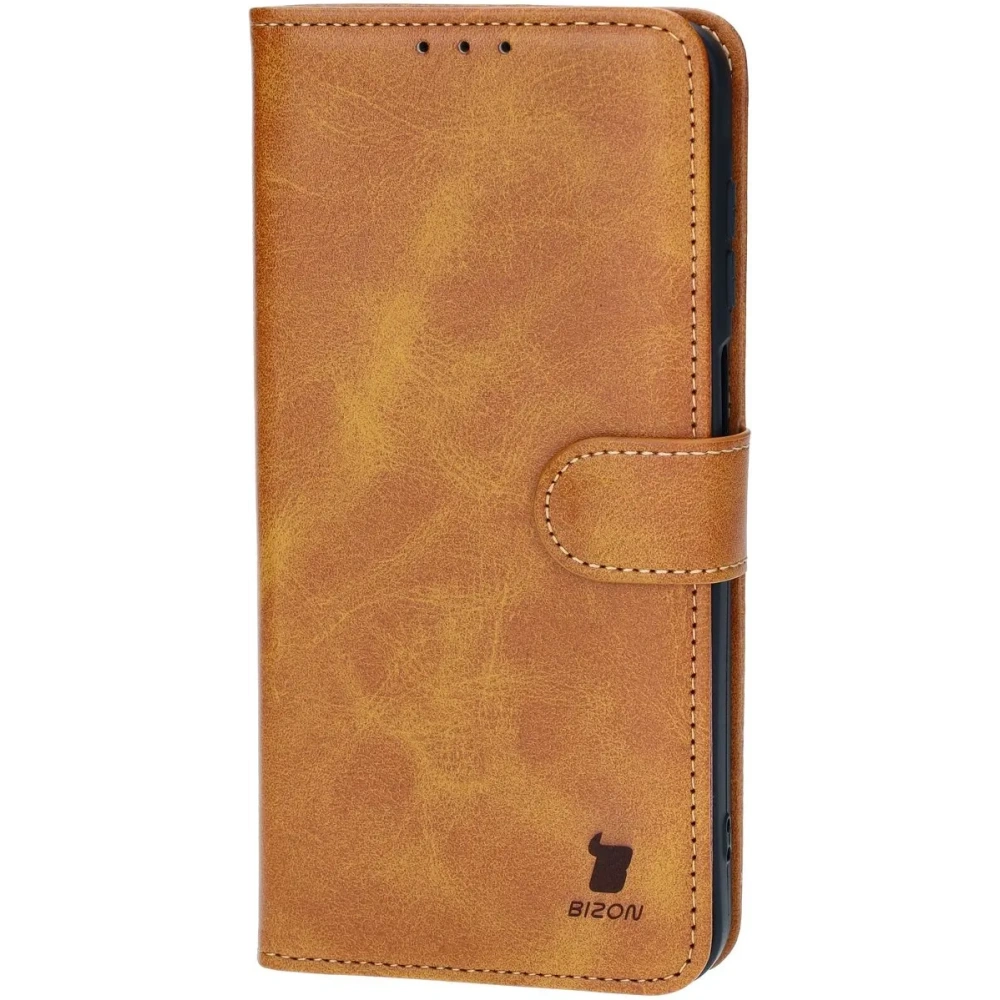 Etui z klapką Bizon Case Pocket do Samsung Galaxy A16 4G/5G brązowe