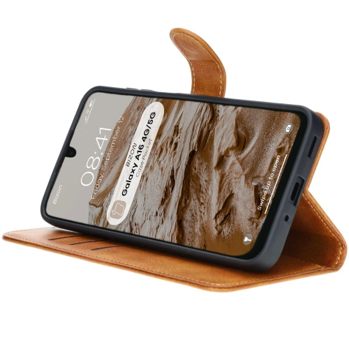 Kup Etui z klapką Bizon Case Pocket do Samsung Galaxy A16 4G/5G brązowe - BIZ6850 - {ean13} - Sklep Home Screen