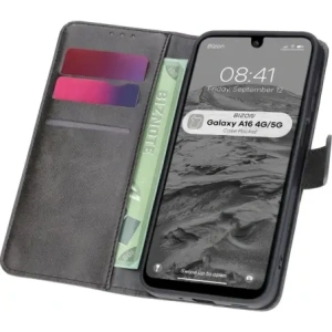 Kup Etui z klapką Bizon Case Pocket do Samsung Galaxy A16 4G/5G czarne - BIZ6851 - {ean13} - Sklep Home Screen