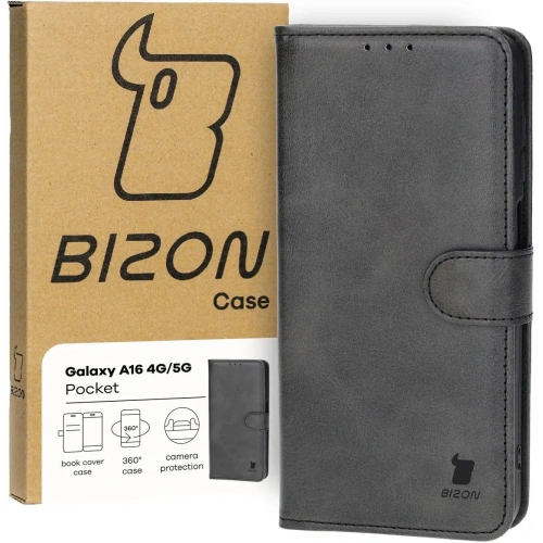 Kup Etui z klapką Bizon Case Pocket do Samsung Galaxy A16 4G/5G czarne - BIZ6851 - {ean13} - Sklep Home Screen