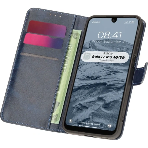 Kup Bizon Case Pocket Samsung Galaxy A16 4G/5G sötétkék - BIZ6852 - {ean13} - Sklep Home Screen