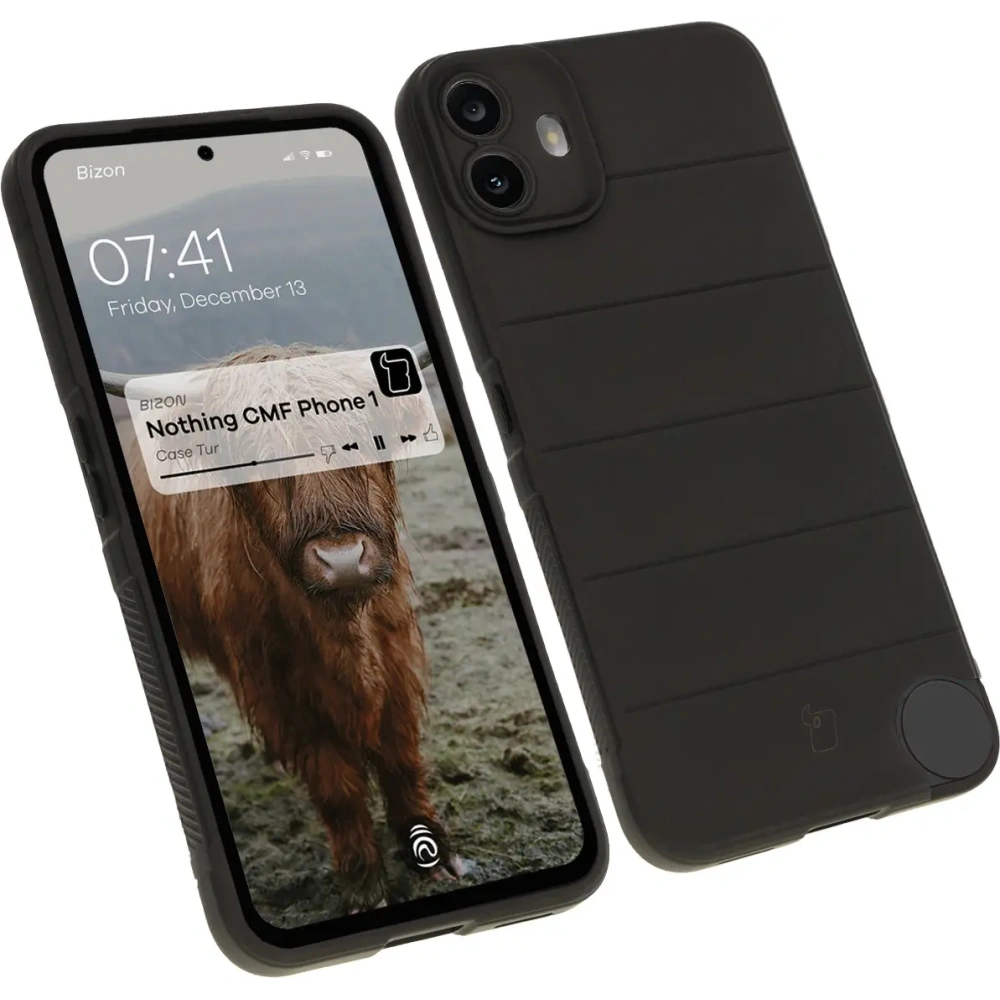 Pancerne etui Bizon Case Tur do Nothing CMF Phone 1 czarne
