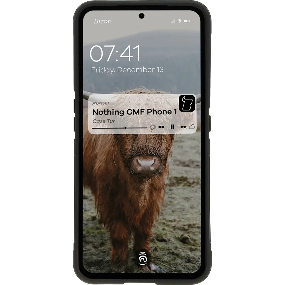 Pancerne etui Bizon Case Tur do Nothing CMF Phone 1 czarne