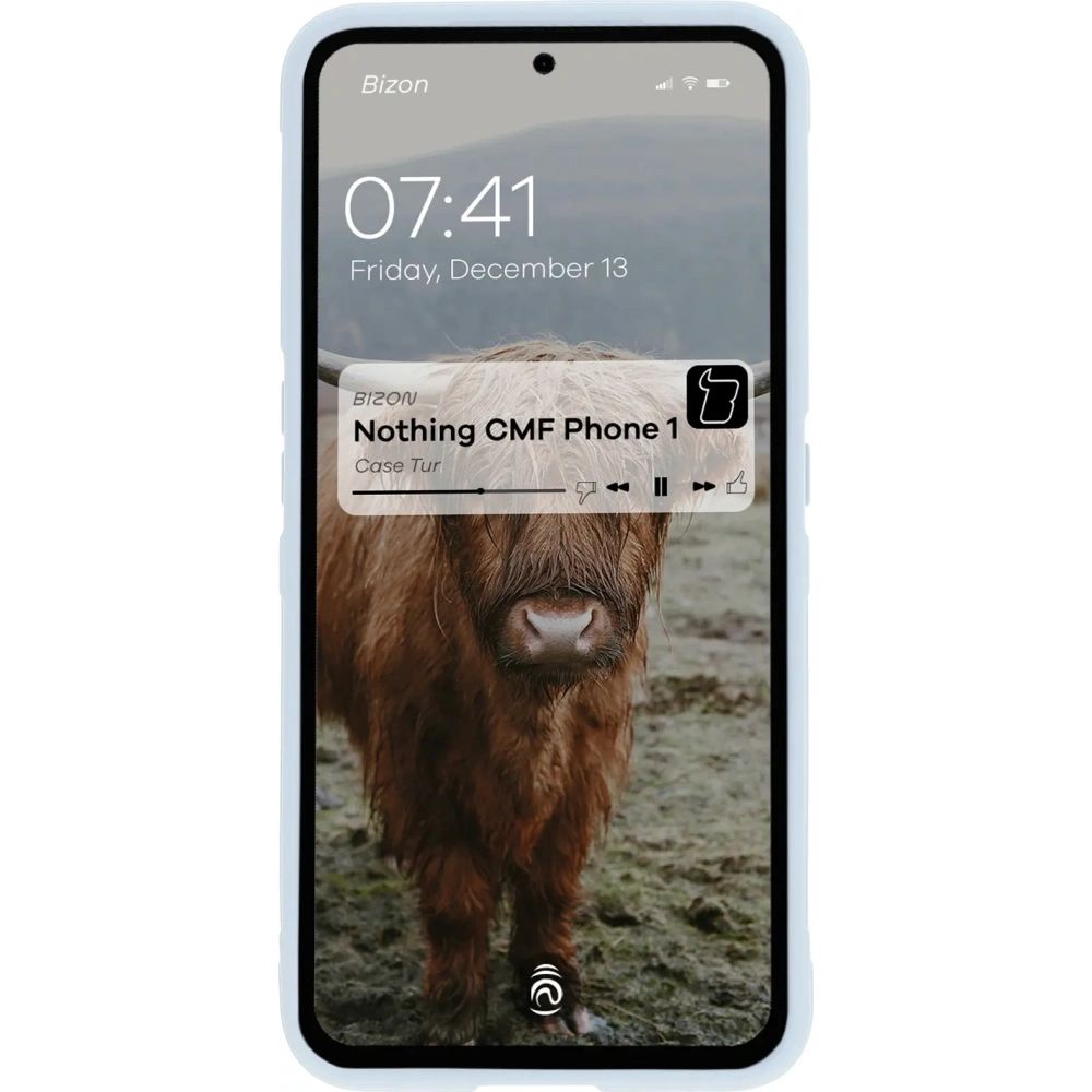 Pancerne etui Bizon Case Tur do Nothing CMF Phone 1 jasnoniebieskie