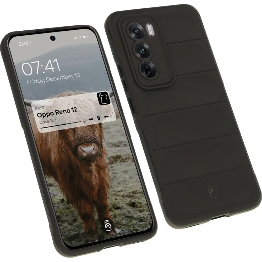 Pancerne etui Bizon Case Tur do Oppo Reno 12 czarne
