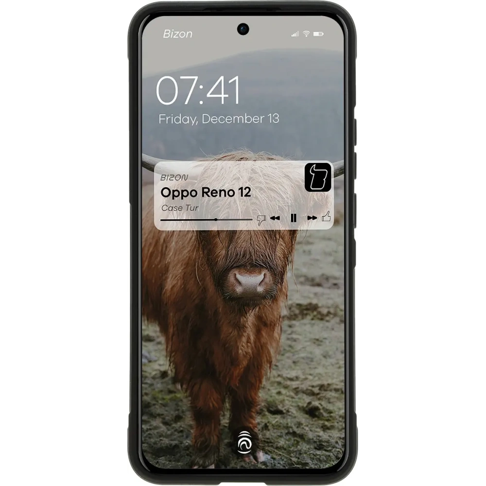 Pancerne etui Bizon Case Tur do Oppo Reno 12 czarne