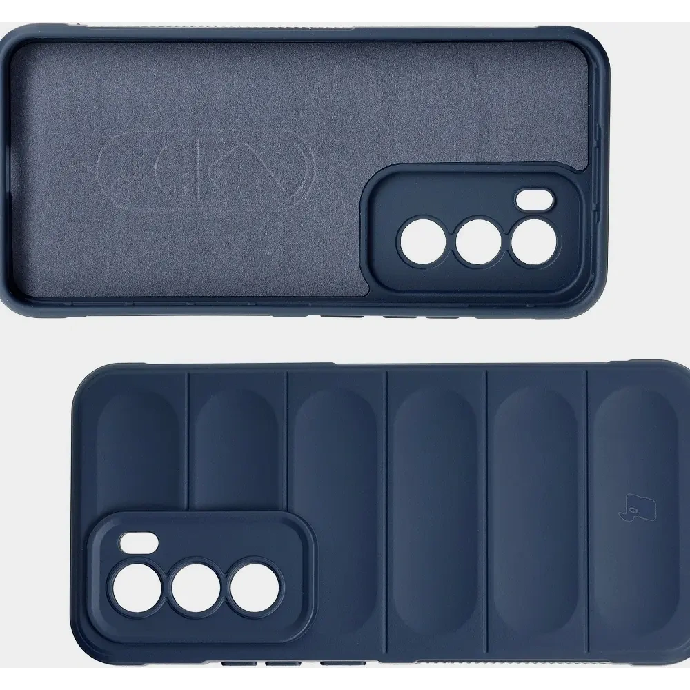 Pancerne etui Bizon Case Tur do Oppo Reno 12 granatowe