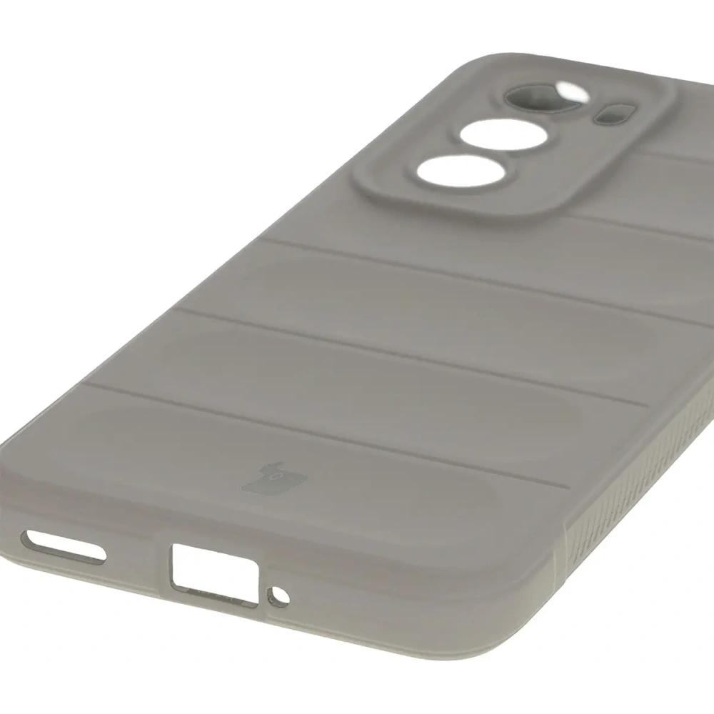 Pancerne etui Bizon Case Tur do Oppo Reno 12 jasnoszare