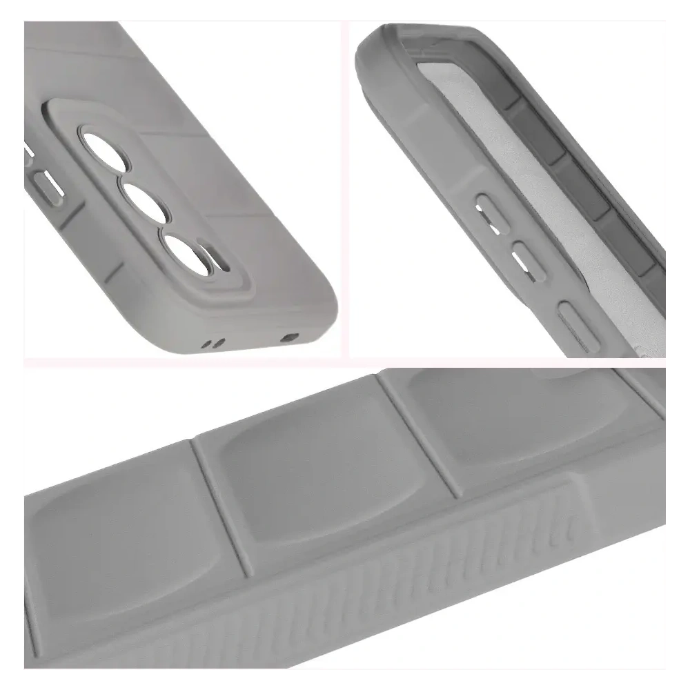 Pancerne etui Bizon Case Tur do Oppo Reno 12 jasnoszare