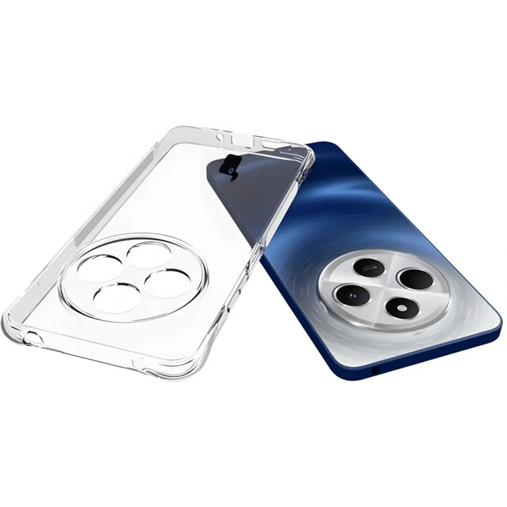 Etui + 2x szkło na ekran Bizon Case Clear Pack do Redmi 14C 4G przezroczyste