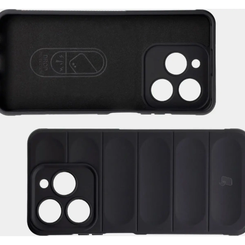 Pancerne etui Bizon Case Tur do Realme C63 4G/C61/Narzo N63 czarne