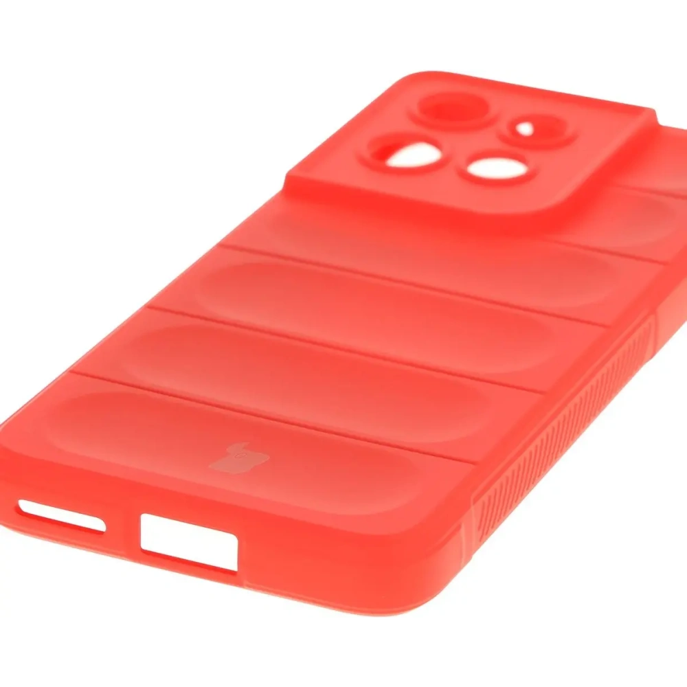 Pancerne etui Bizon Case Tur do Motorola Edge 50 Neo czerwone