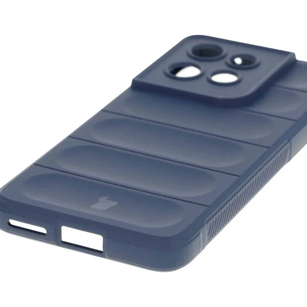 Pancerne etui Bizon Case Tur do Motorola Edge 50 Neo granatowe