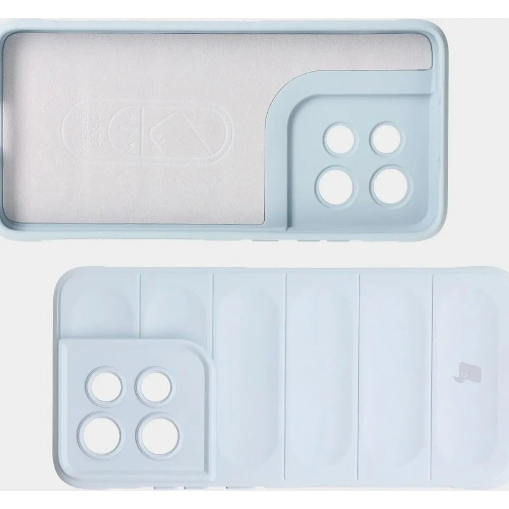 Pancerne etui Bizon Case Tur do Motorola Edge 50 Neo jasnoniebieskie